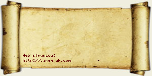 Anica Trifunović vizit kartica